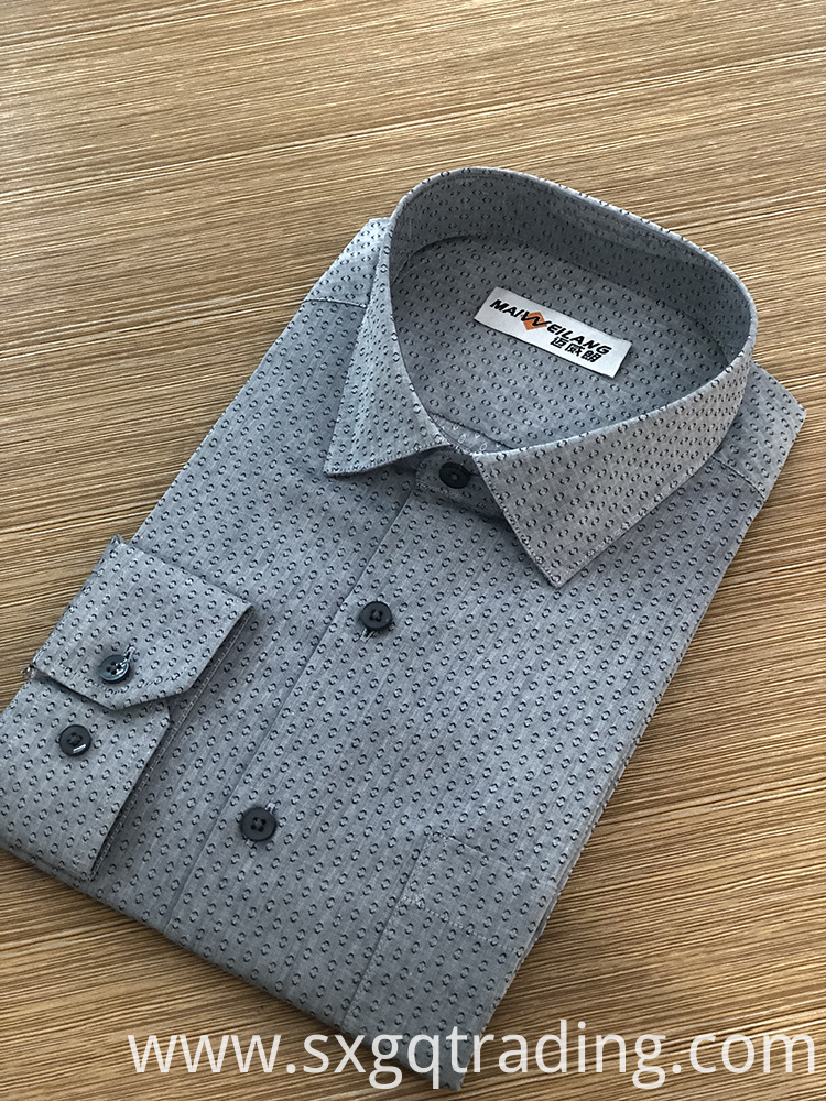 Long sleeve jacquard shirt Long sleeve jacquard shirt